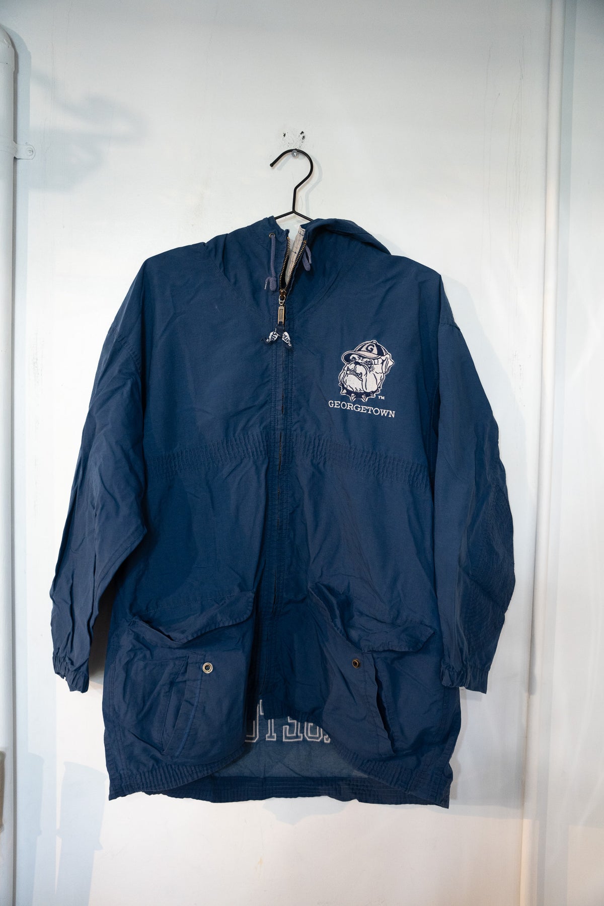 90s Starter Georgetown Hoyas Windbreaker Jacket Size Large