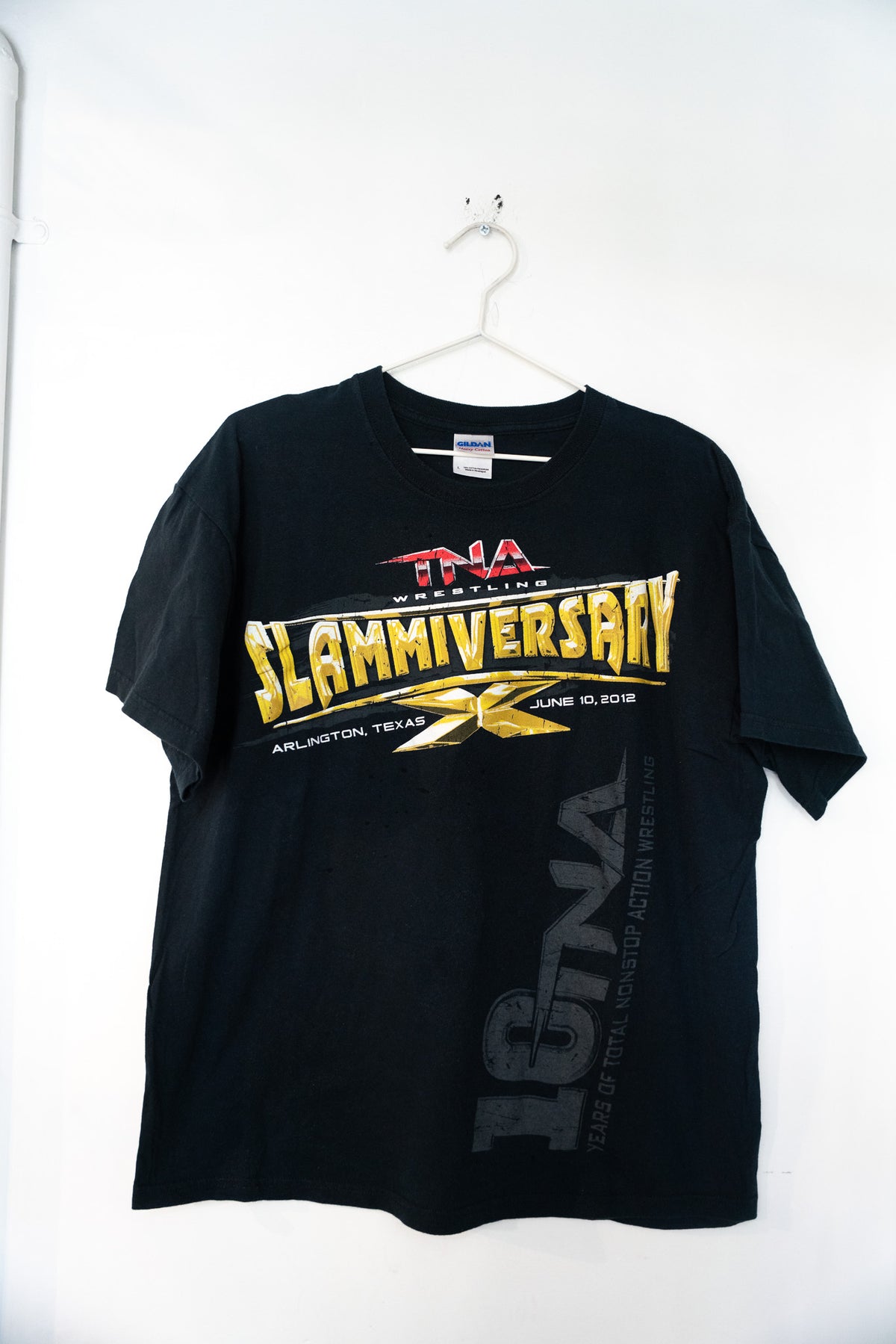 2012 TNA Wrestling Slammiversary Shirt Size Large photo 1