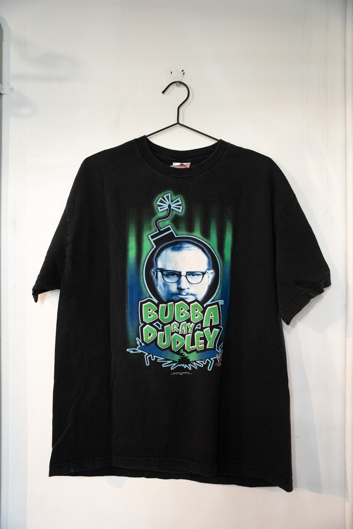 2002 WWE Bubba Ray Dudley Bubba 3-D Bomb Shirt Size XL