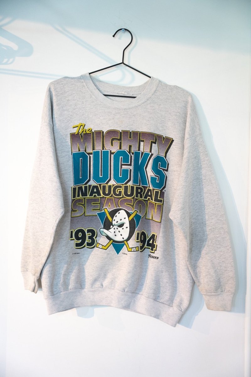 1993 - 94 The Mighty Ducks Inaugural Season Sweater Size Large - Keep It Classic