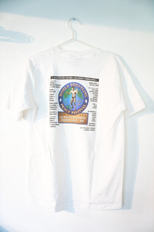 1996 World Wrestling Peace Festival Shirt Size Large - additional view - Keep It Classic Las Vegas