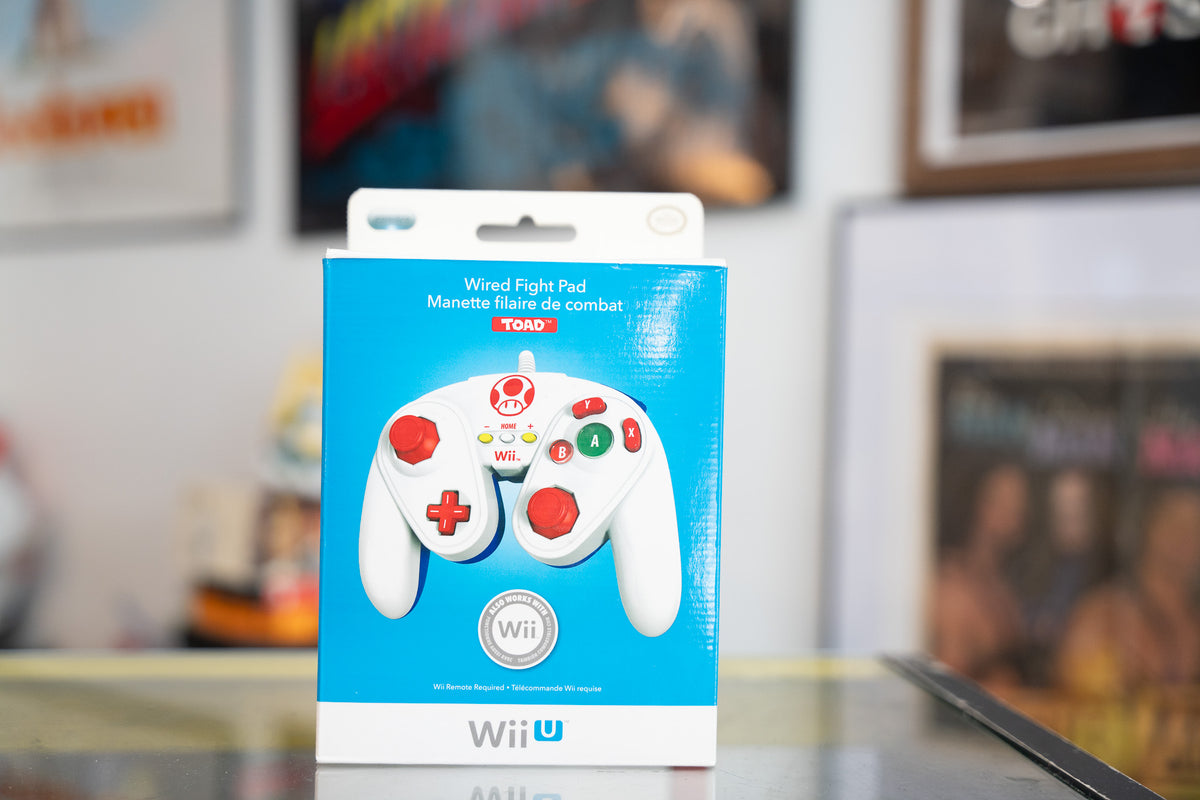Nintendo Wii U Toad Wired Fight Pad New