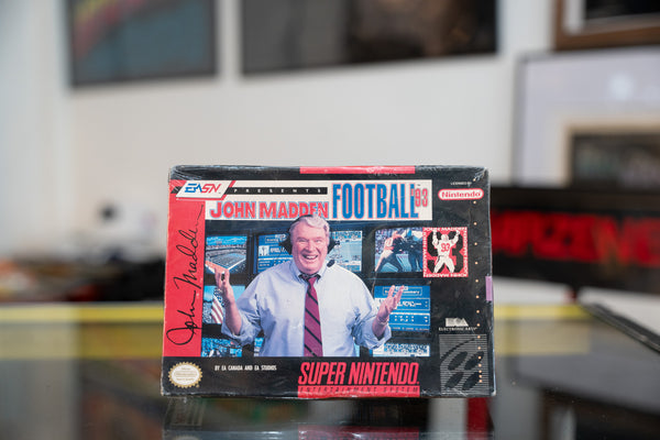 Super Nintendo John Madden Football 93 CIB