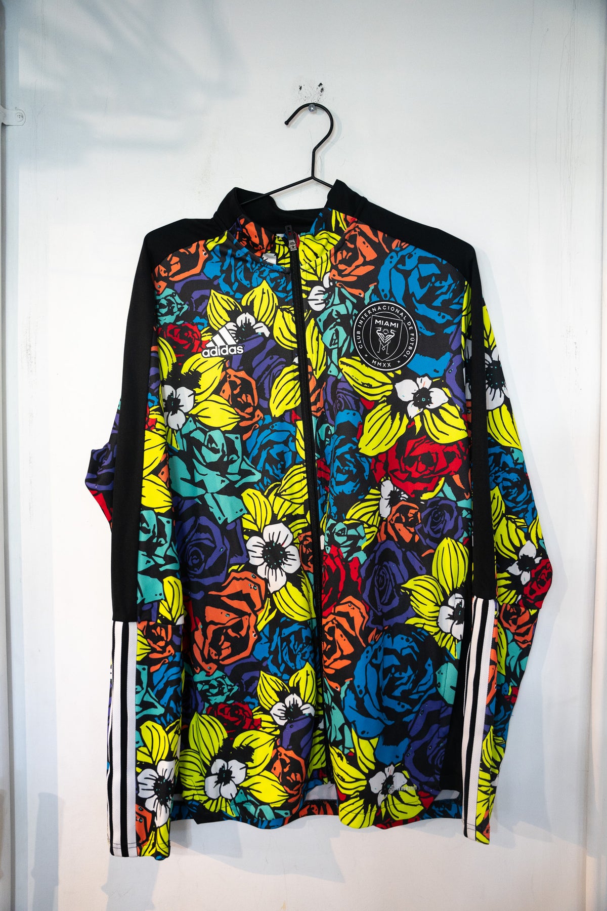 Adidas Inter Miami CF Unity Tiro Jacket Aeroready Floral - Size XL