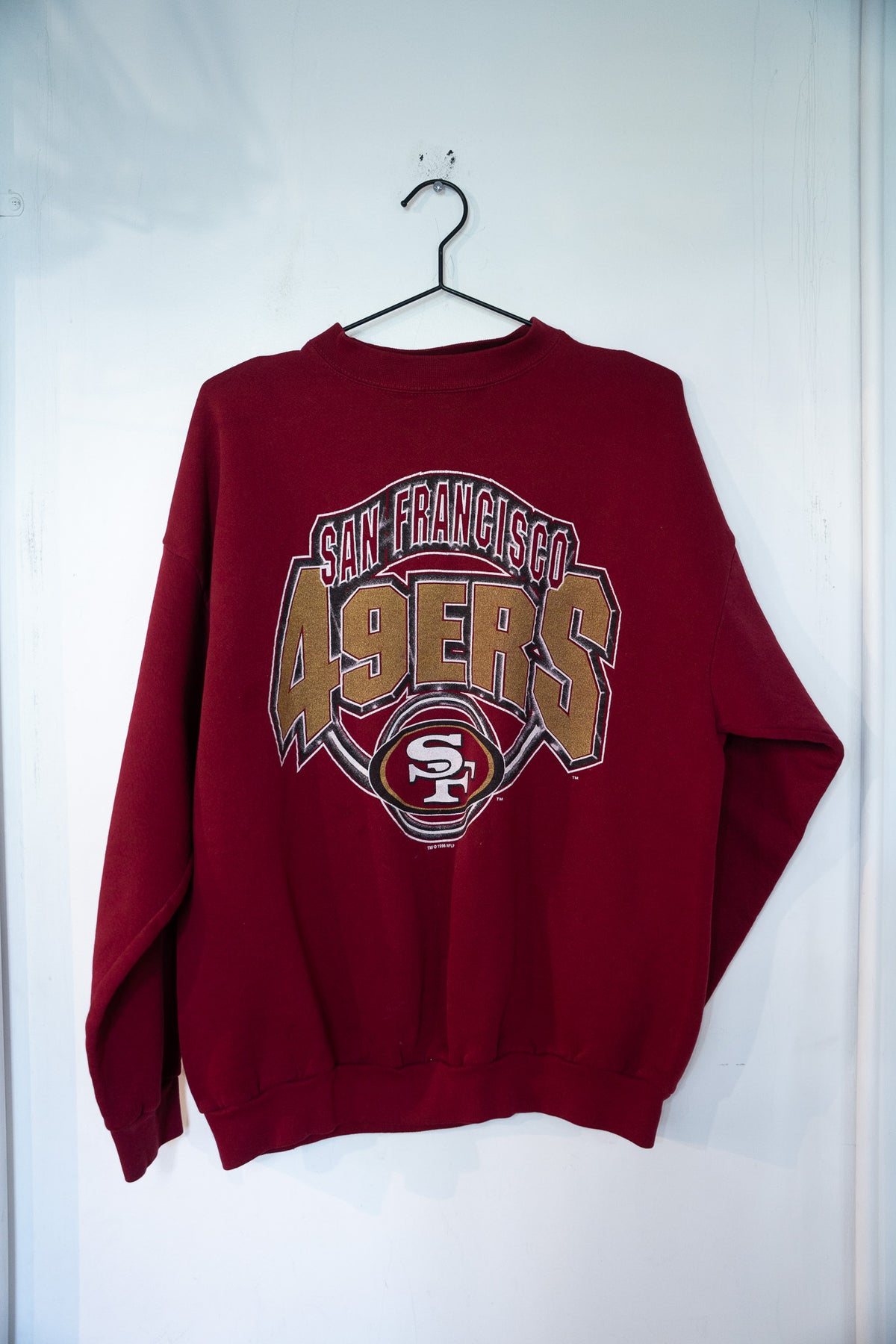90s Logo 7 San Francisco 49ers Sweater Size XL