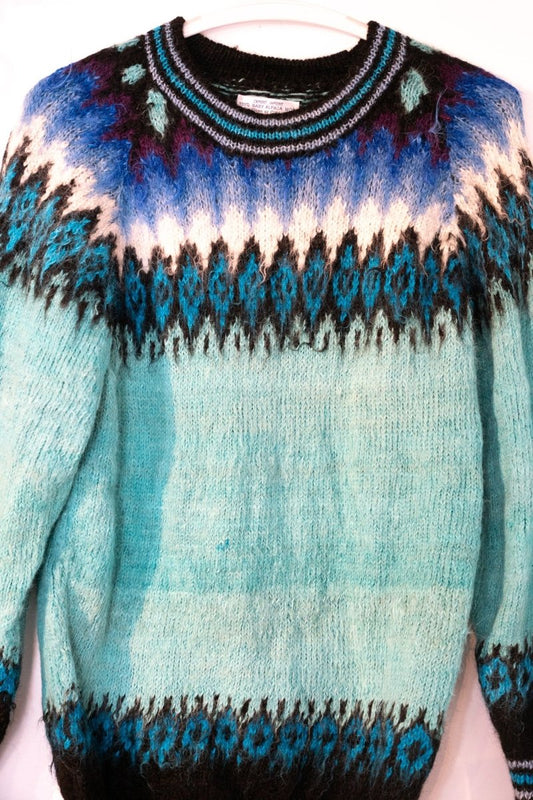 80s Baby Alpaca Wool Sweater Size Large - Keep It Classic