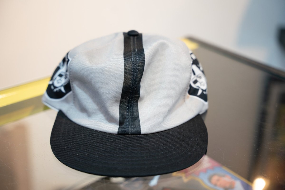 80s Oakland Raiders Helmet Hat By Louisville - Keep It Classic