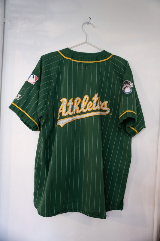 80s Vintage Oakland Athletics Starter Jersey Size X - Large - Keep It Classic