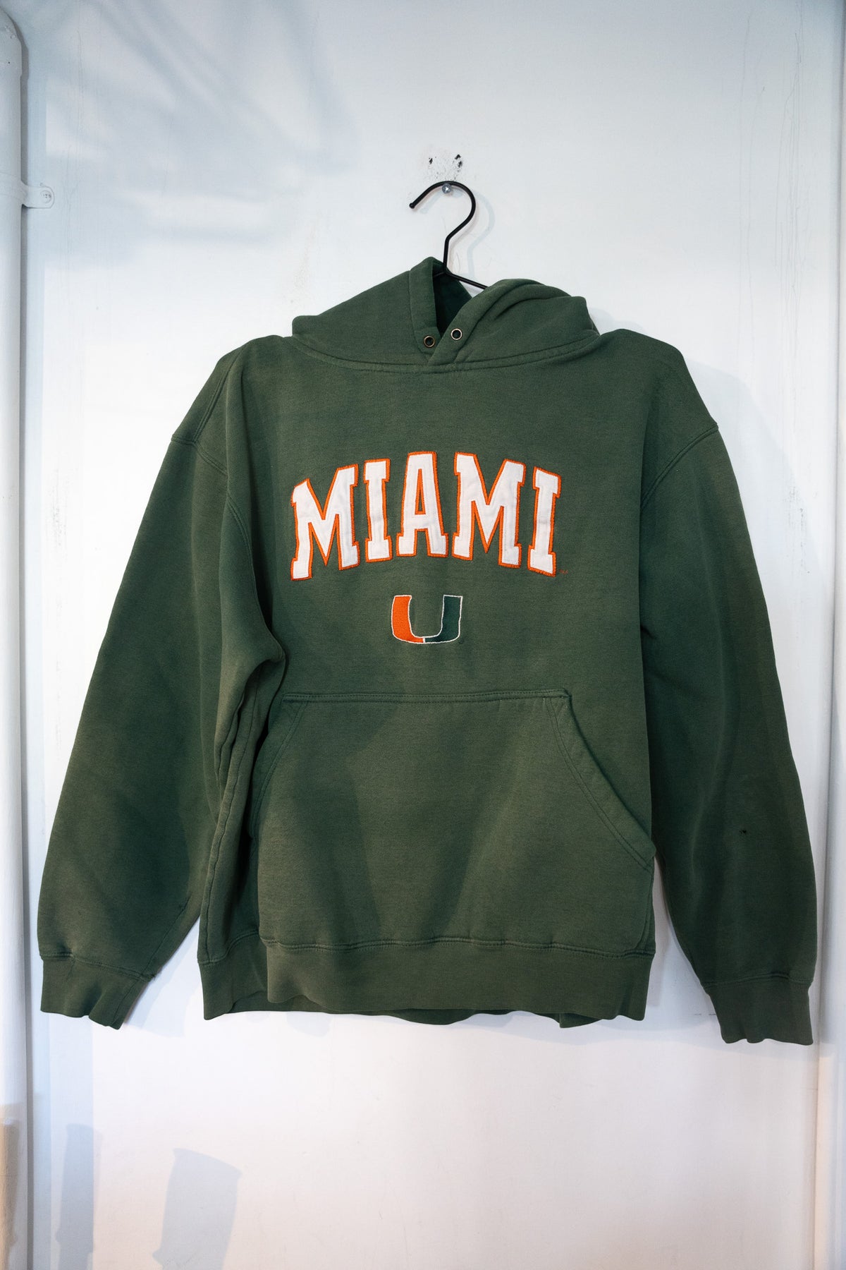Vintage Champs Miami Hurricanes Hoodie Sweater Size Medium