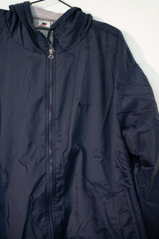 90s Nike Lined Hoodie Jacket Size XL - Keep It Classic