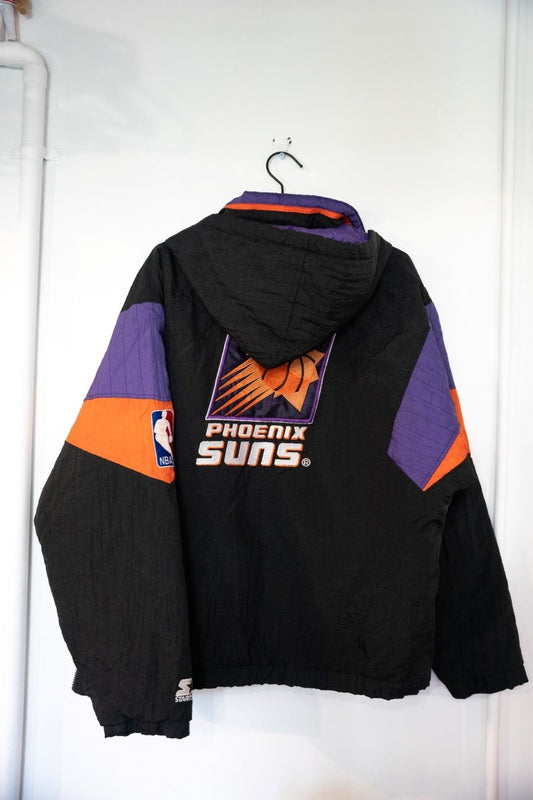 90s Starter Phoenix Suns Puffer Jacket Size Medium - Keep It Classic