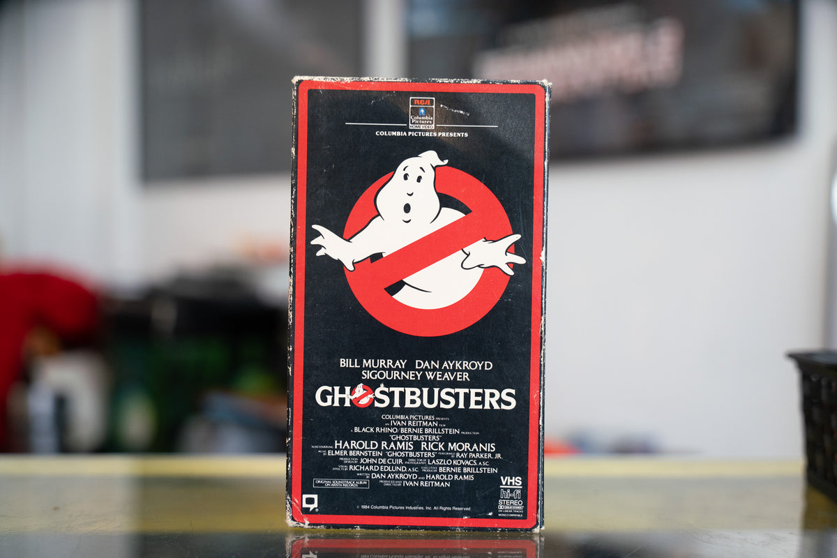Ghostbusters VHS (1985) – Rare Early RCA/Columbia Pictures Side-Loader Edition