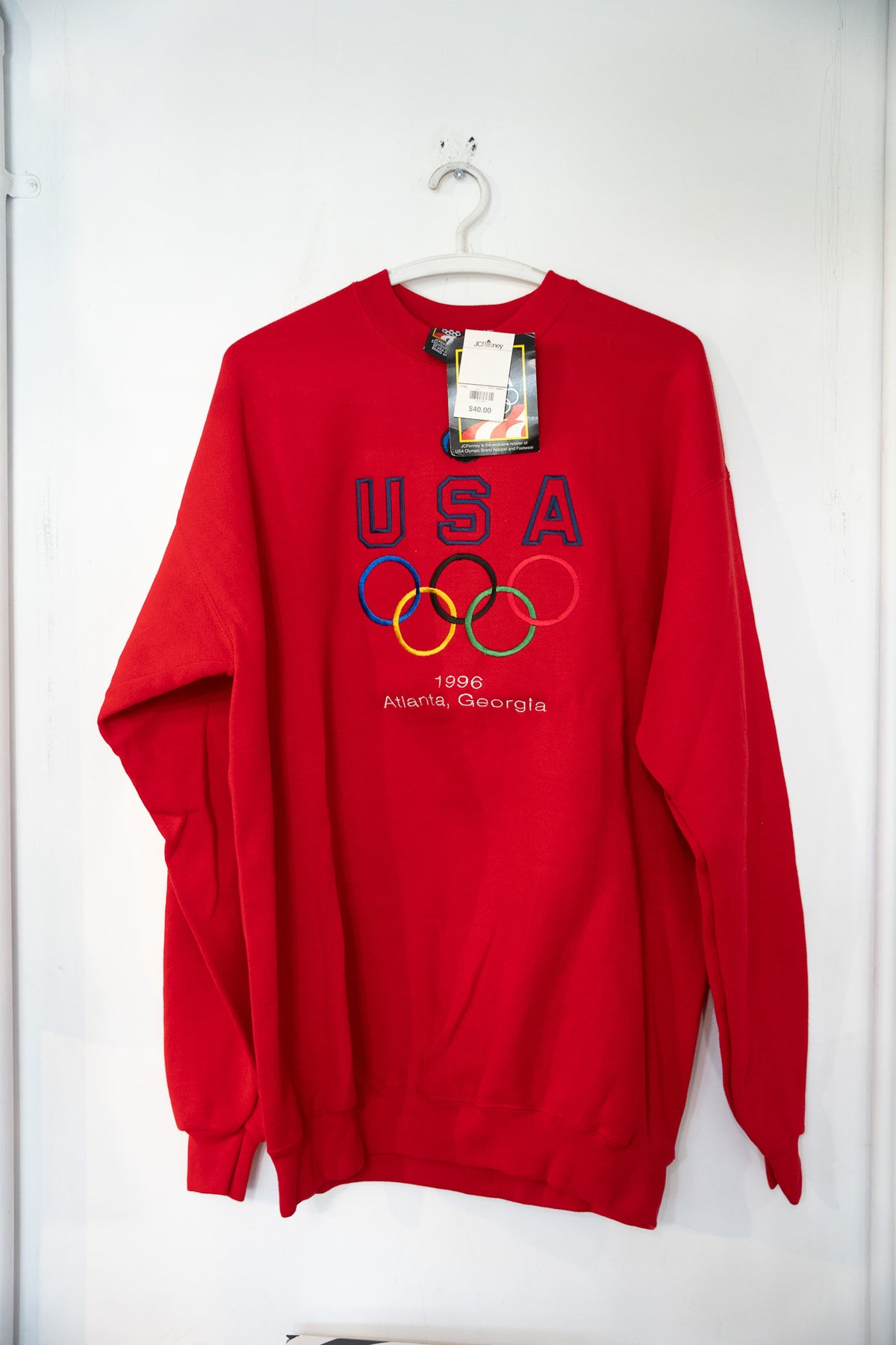 1996 USA Olympics Atlanta, Georgia NWT Sweater Size XL