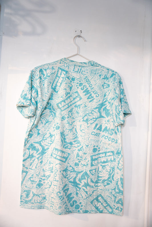 Vintage IAMS Cat Food AOP Shirt Size Large