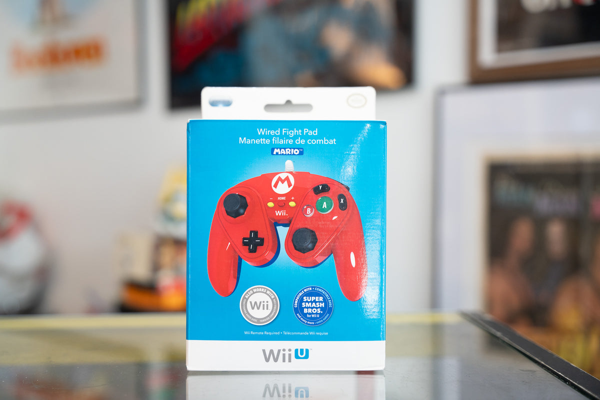Nintendo Wii U Mario Wired Fight Pad New