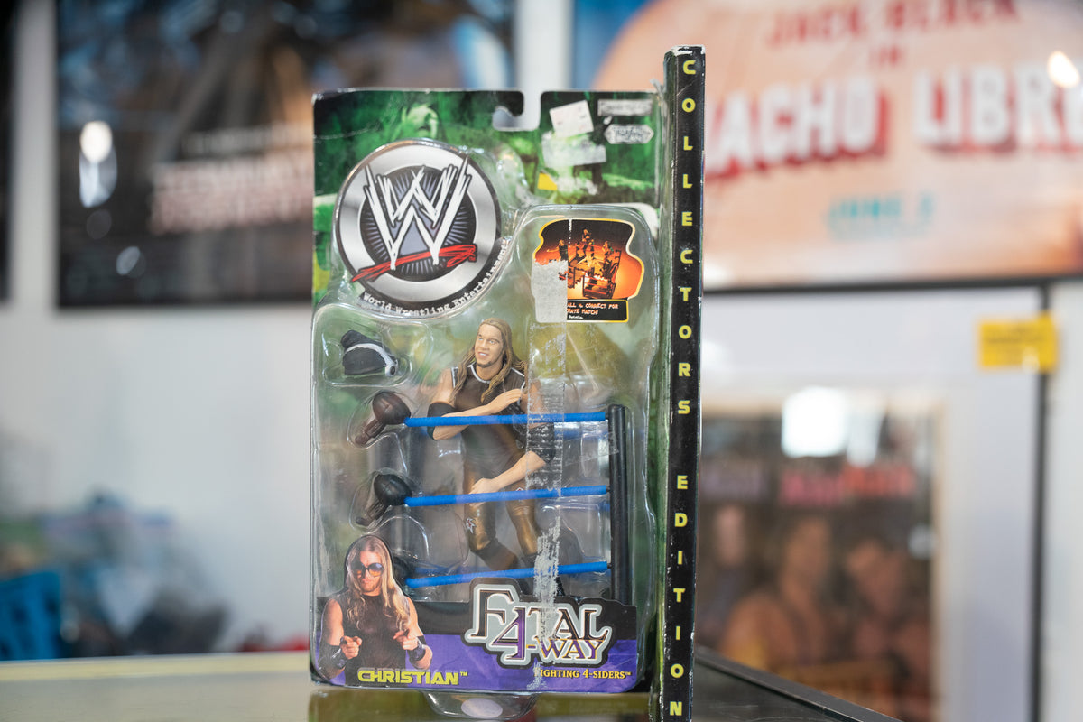 2002 WWF Fatal 4-Way Christian Collectors Edition Jakks Pacific Wrestling Figure