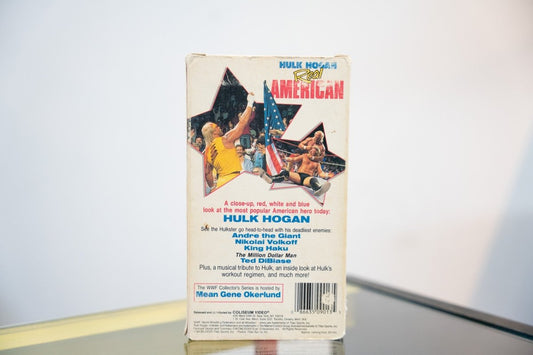 Hulk Hogan Real American VHS Tape - additional view - Keep It Classic Las Vegas