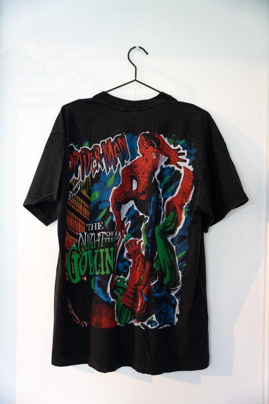 Spider-Man ‘The Night of The Goblin!’ Modern Boot Shirt Size Large - additional view - Keep It Classic Las Vegas