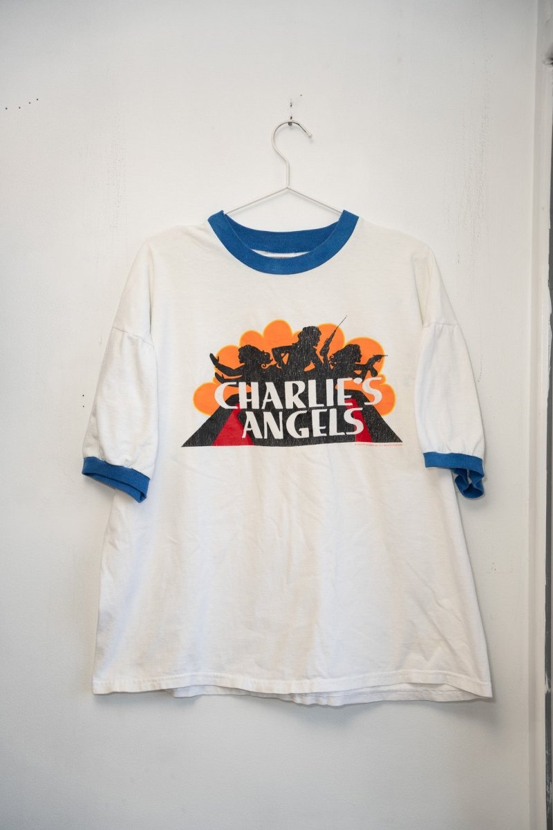 Vintage 90's Charlie's Angels 1994 Movie Promo Film Ringer Shirt - Keep It Classic