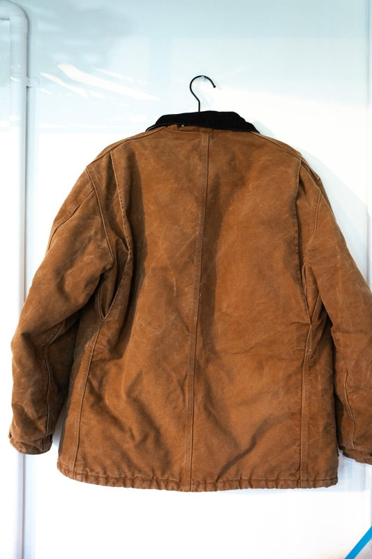 Vintage Carhartt Jacket Brown Large Mexico Coat Canvas - Keep It Classic