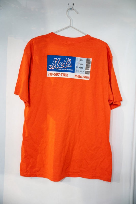 Vintage Lee Sport New York Mets Shirt Size Large With Original Tag and Autograph - additional view - Keep It Classic Las Vegas