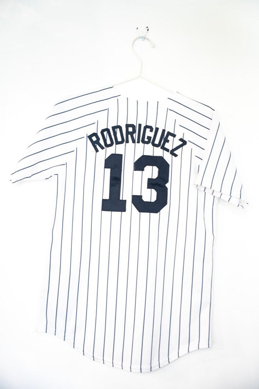 Vintage Majestic New York Yankees Alex Rodriguez Kids Youth Large Jersey - Keep It Classic