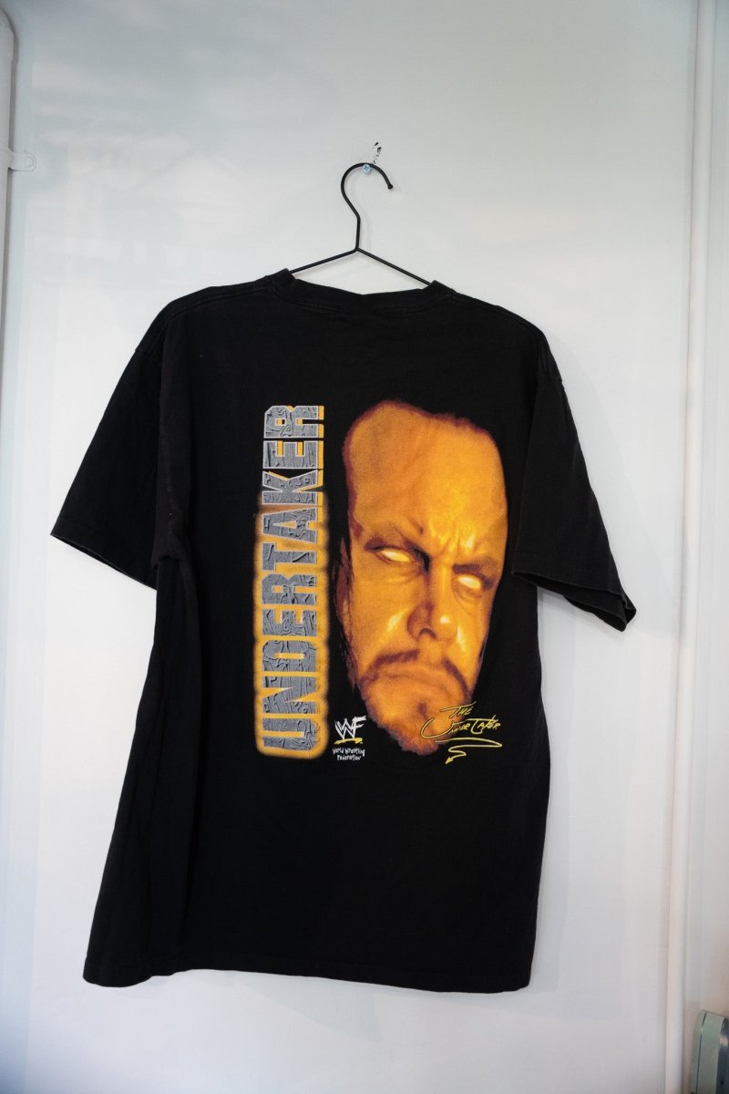 Vintage WWF The Undertaker Rest In Peace Shirt Size XL - additional view - Keep It Classic Las Vegas