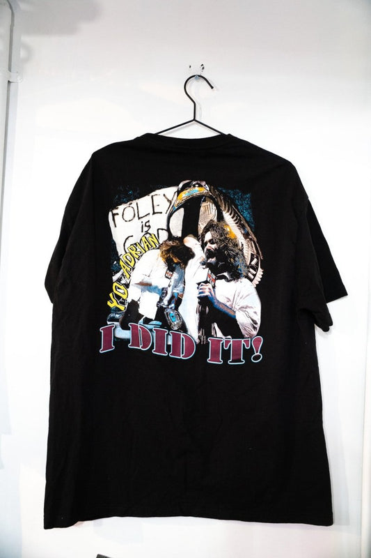 WWF Mankind I Did It Modern Boot Shirt Size XL - additional view - Keep It Classic Las Vegas