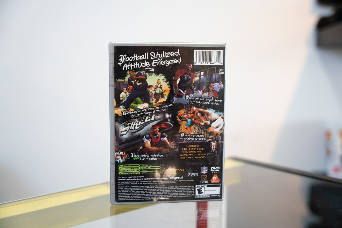 Xbox NFL Street Platinum Hits back cover Football Stylized Attitude Energized street football screenshots EA Sports BIG NFL logo