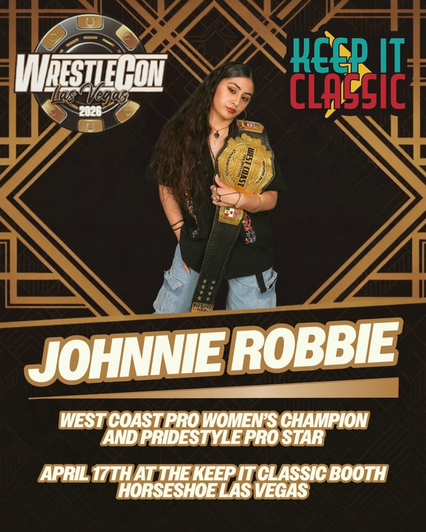 This Friday: Johnnie's at the WrestleCon Booth