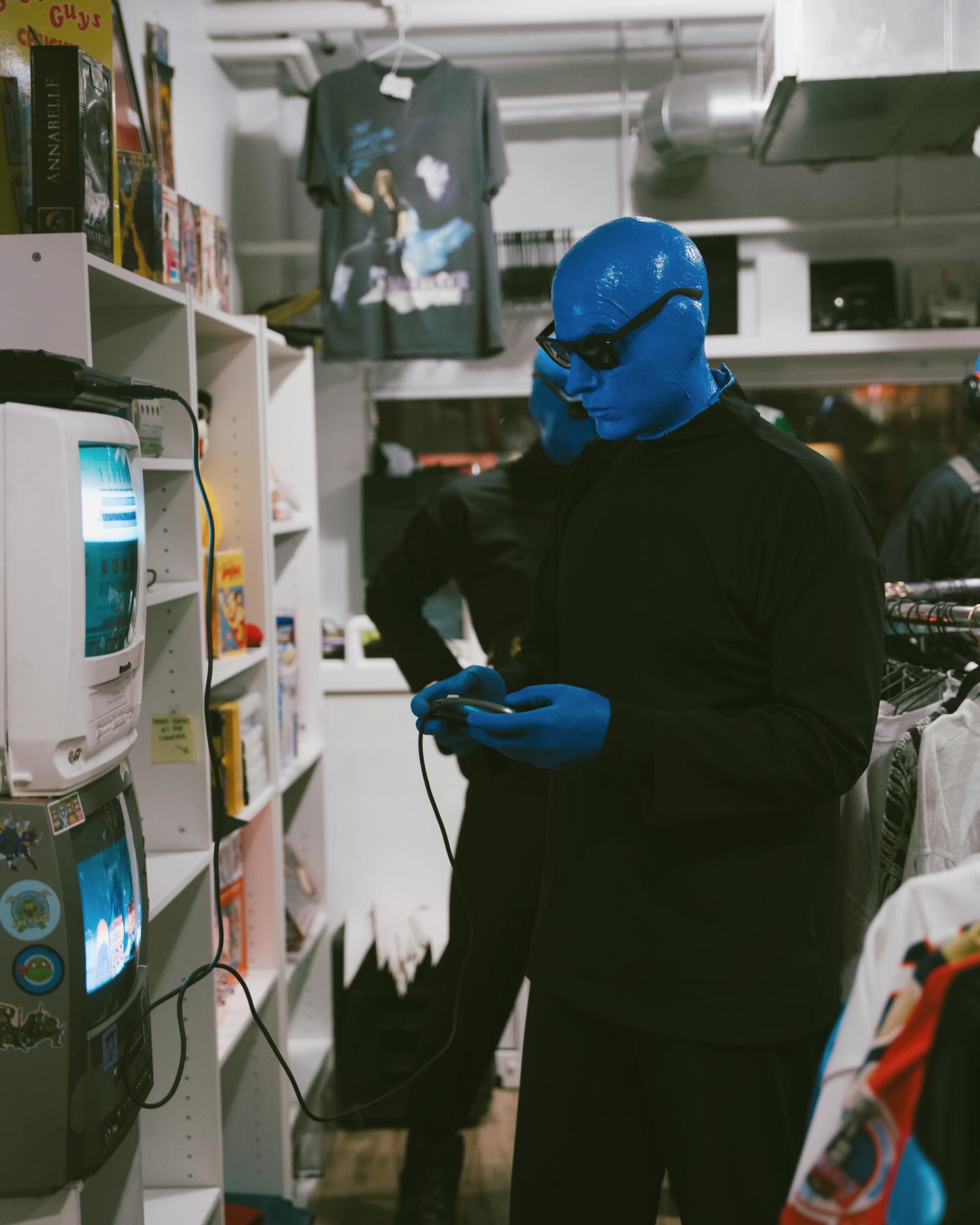 Blue Man Group Came to the Shop