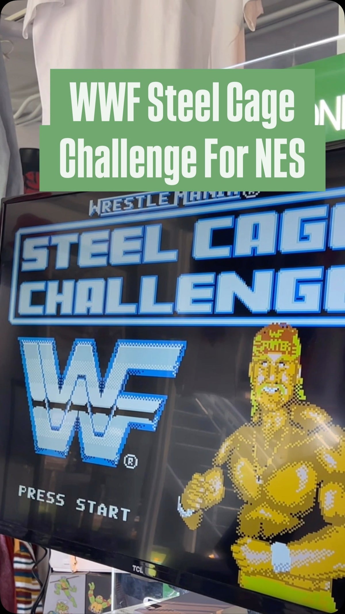 WWF Steel Cage Challenge for the NES: Still Unbeatable