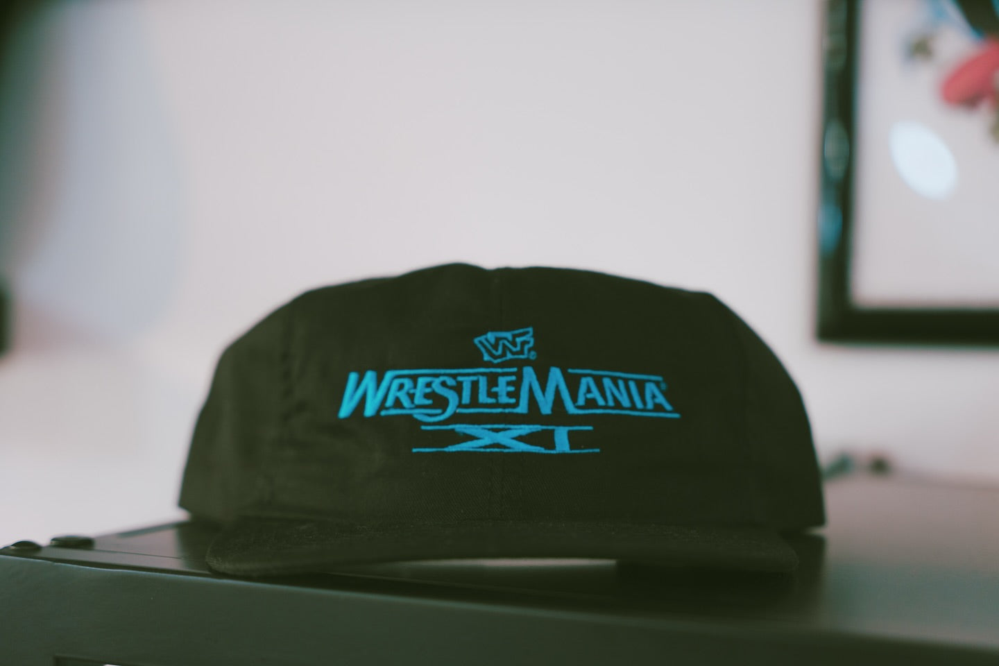 A Rare WWF WrestleMania XI Snapback Hit the Hat Wall