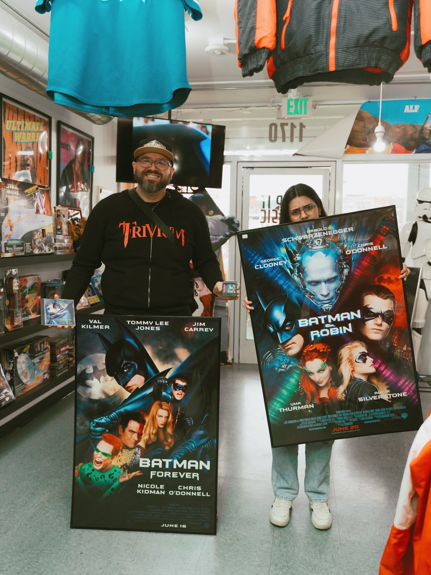 The Batman Forever Boy Came By (And Took His Poster Home)