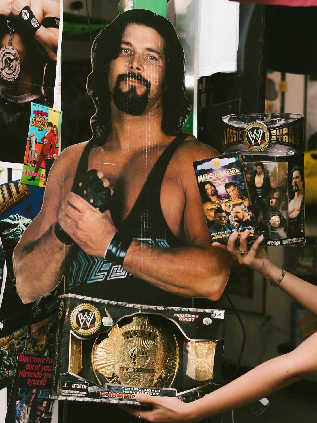 Kevin Nash / Big Daddy Cool Diesel at Keep It Classic signing memorabilia
