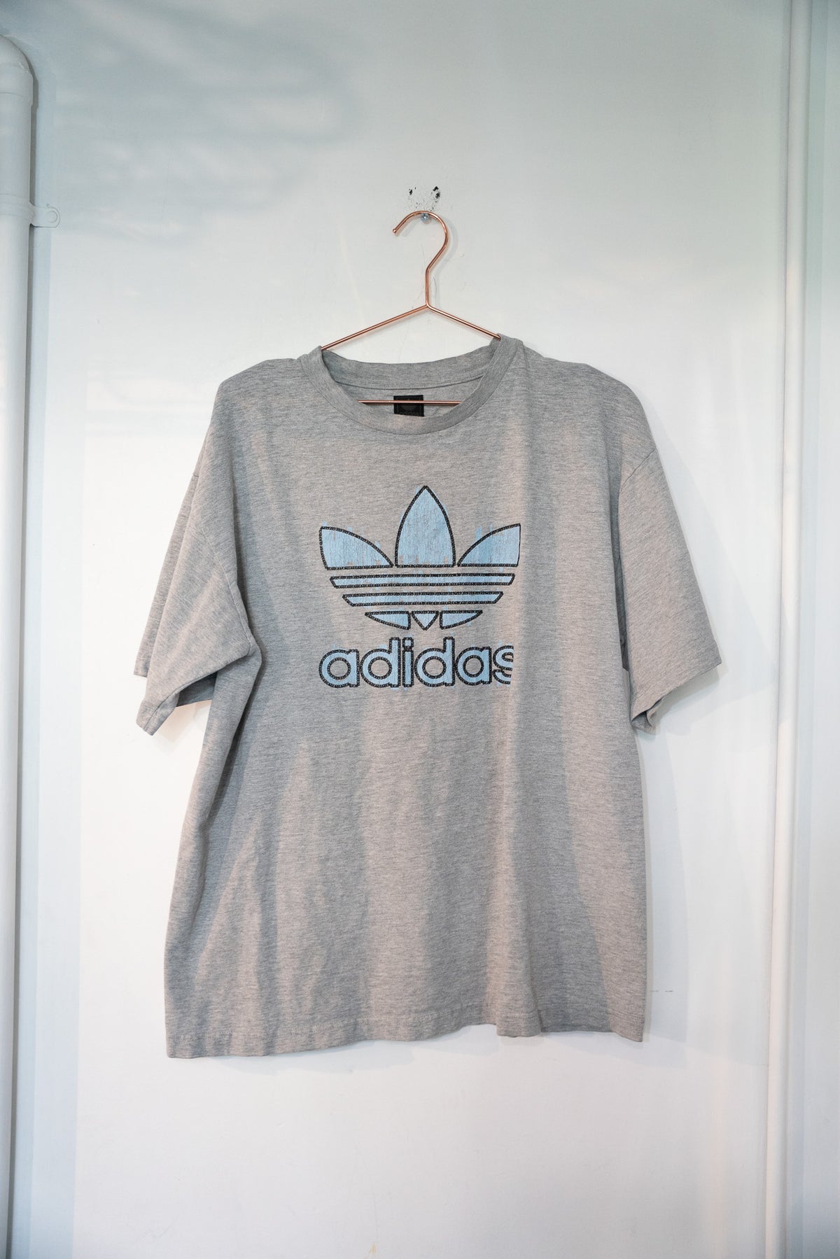 Vintage Adidas Logo Shirt Size Large