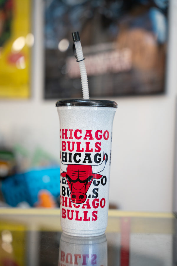 Chicago Bulls Straw Lid Cup