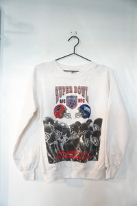 1989 Super Bowl XXV Buffalo Bills vs New York Giants Sweater Size Medium