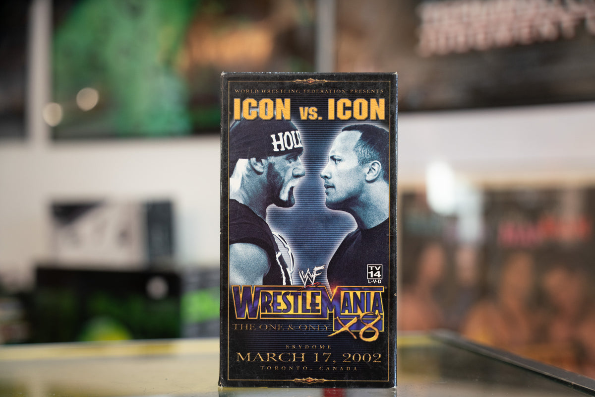 WWF WrestleMania X8 Icon vs Icon VHS Tape
