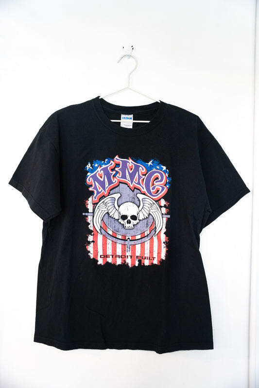 Vintage TNA Wrestling Motor City Machine Guns Detroit Made Shirt Size Large photo 1