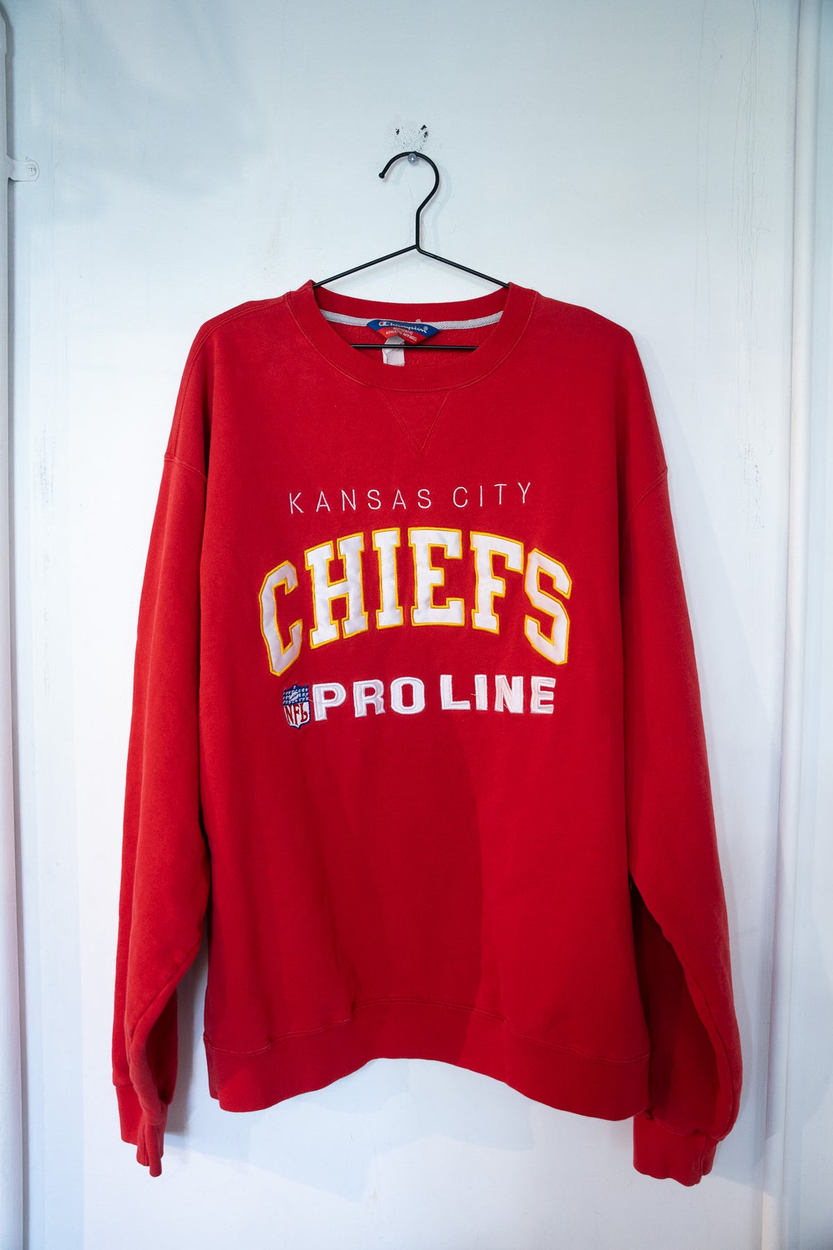 90s Champion Kansas City Chiefs ProLine Sweater Size XXL