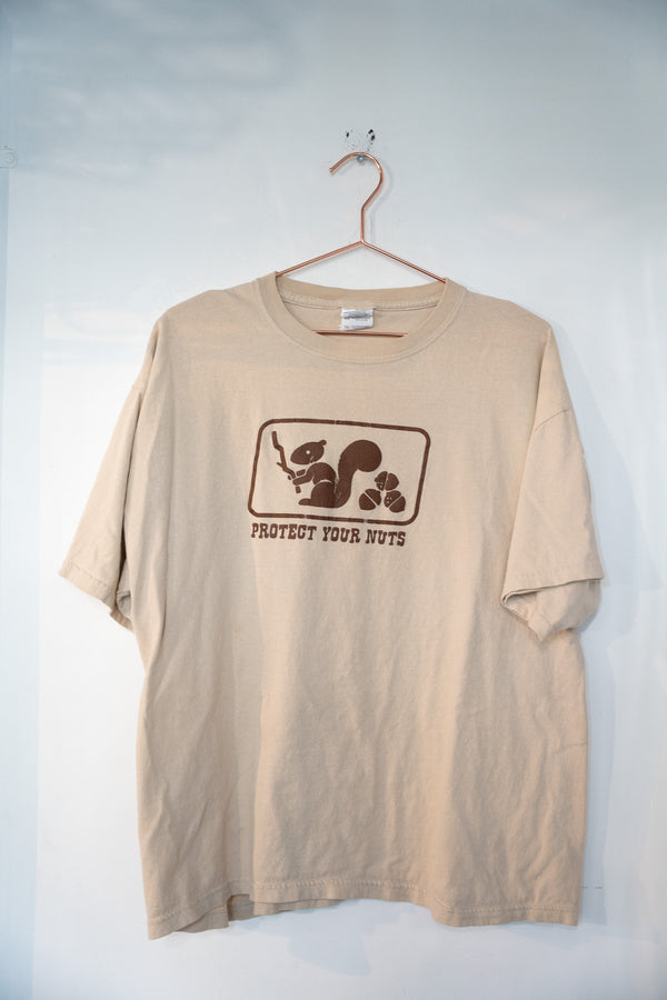 Vintage Protect Your Nuts Shirt Size XL