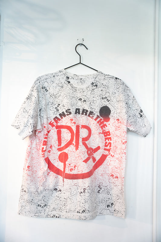 1990 Motley Crue Dr Feel Good AOP Shirt Size XL