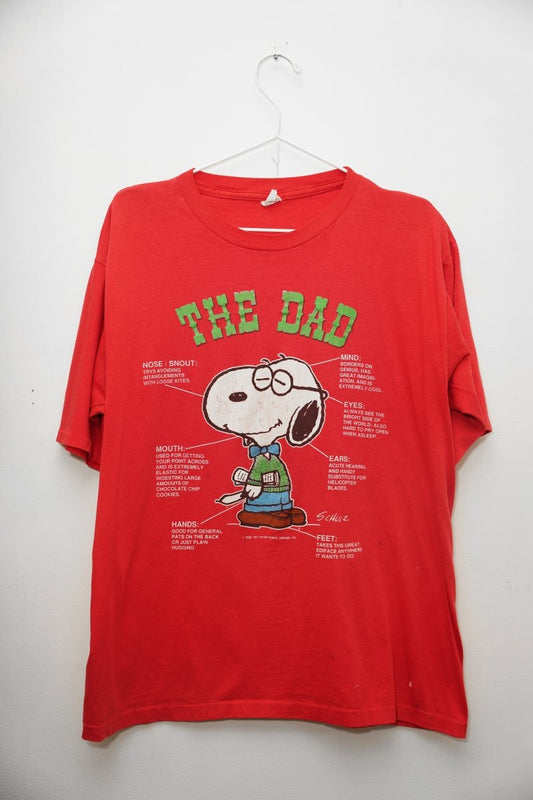 1971 Snoopy The Dad Shirt Large - Keep It Classic