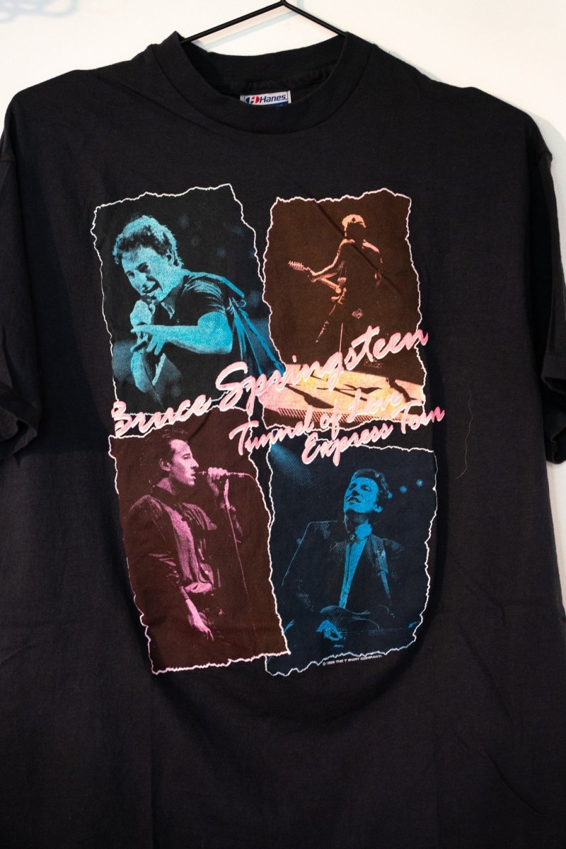 1988 Bruce Springsteen This is Not a Dark Ride Tour Double Sided Shirt Size XL - Keep It Classic