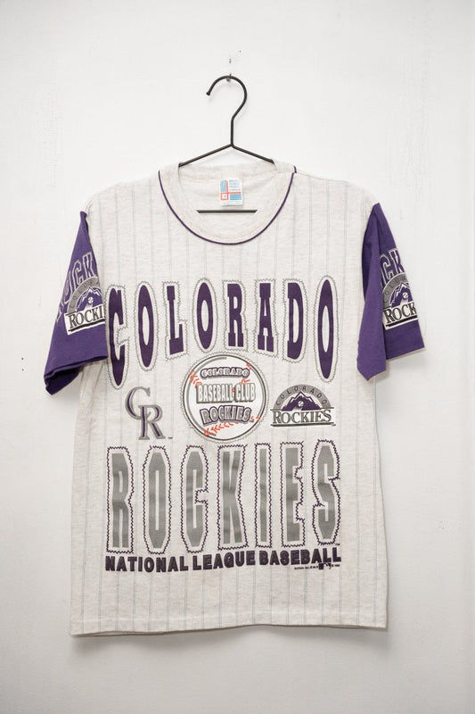 1992 MLB Colorado Rockies Baseball Club Shirt Med - Keep It Classic