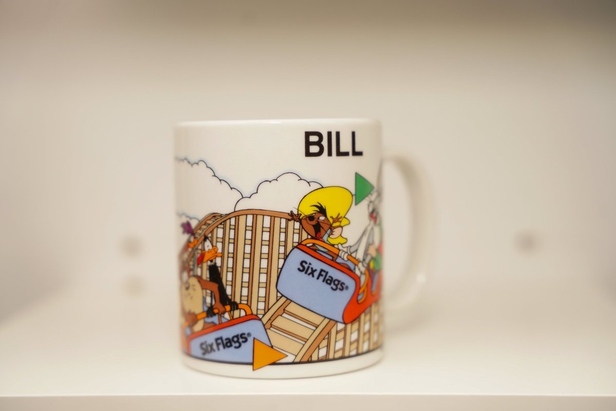 1994 Looney Tunes “Bill” Six Flags Mug - Keep It Classic