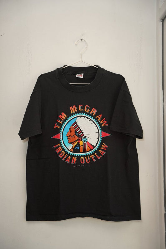 1994 Tim McGraw Indian Outlaw Shirt - Keep It Classic