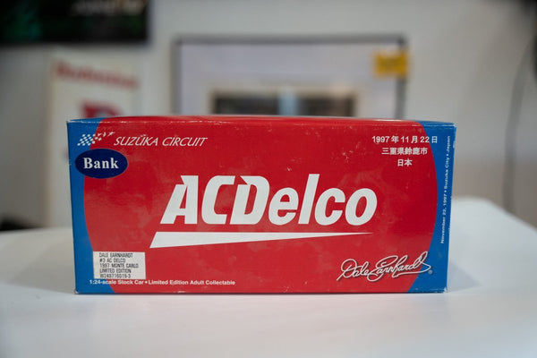 1997 NASCAR 3 Dale Earnhardt AC Delco 1/24 Action Diecast Bank Suzuka Circuit - Keep It Classic