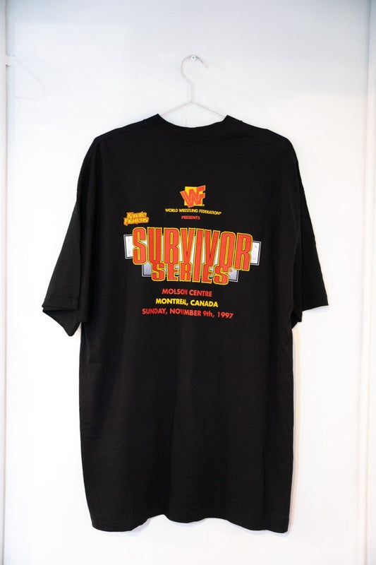 1997 WWF Survivor Series Montreal ScrewJob Shirt - Keep It Classic